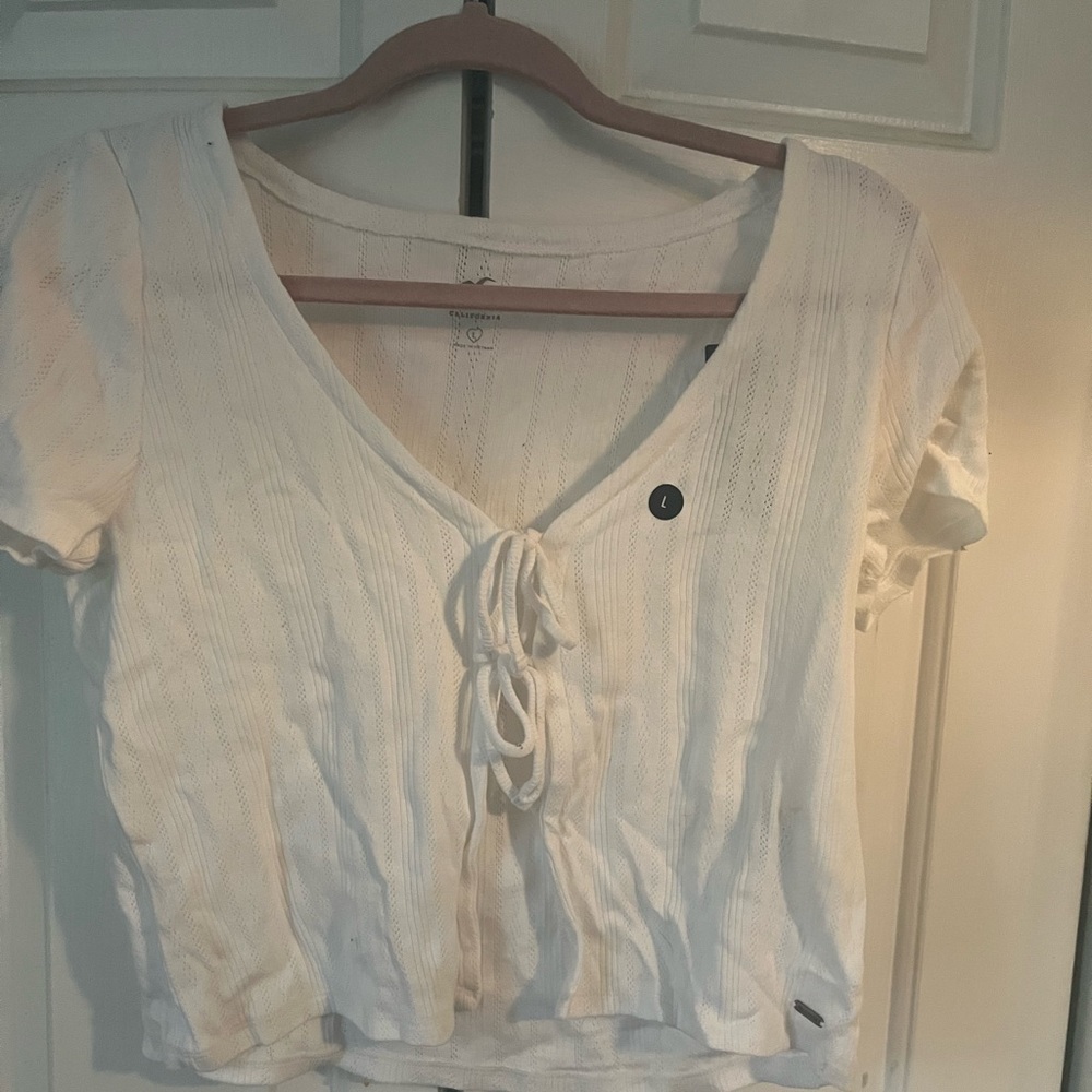 Crop tie from pontiell shirt